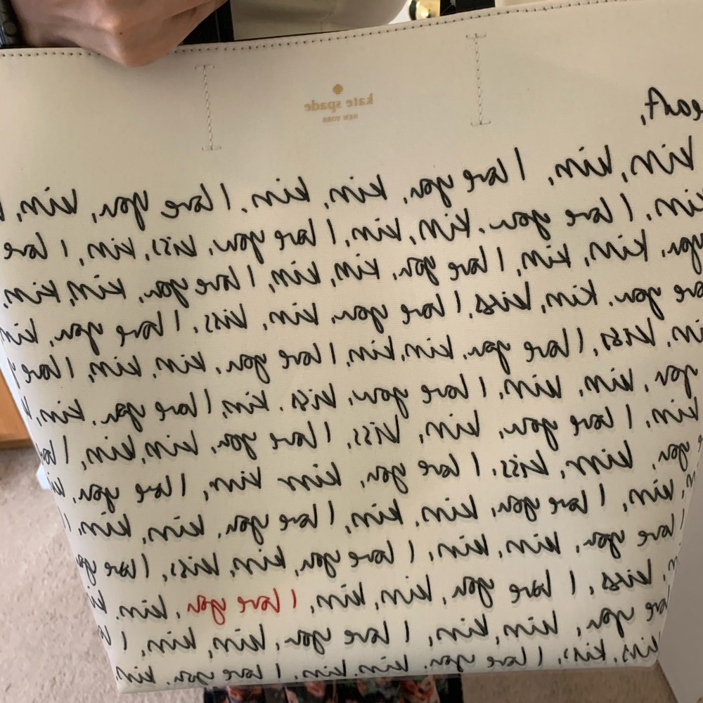 KATE SPADE PENELOPE HEART IT MULTI LARGE TOTE - Picture 2 of 7